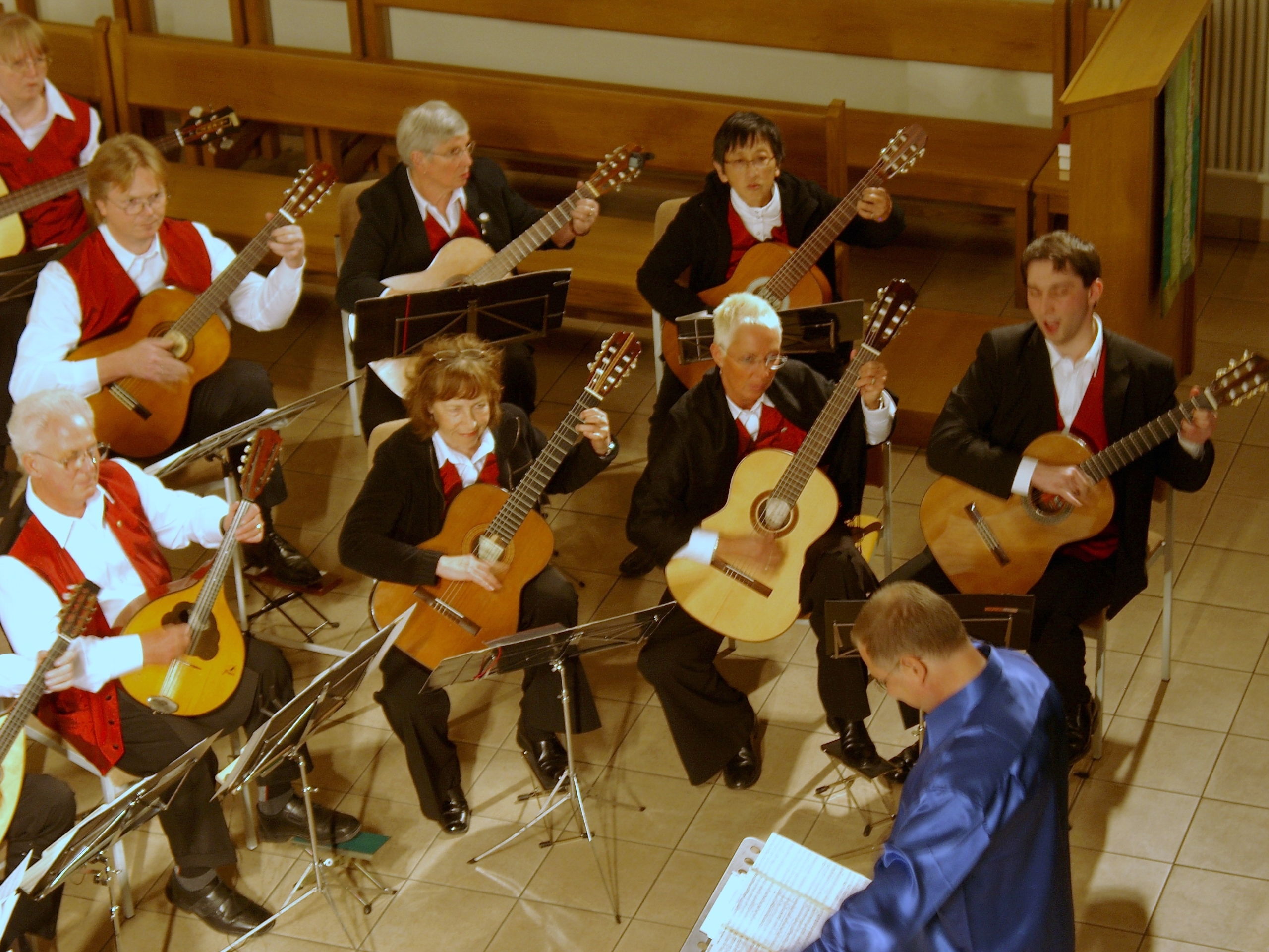 in concert